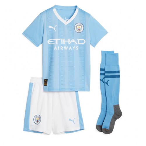 Manchester City Joao Cancelo #7 kläder Barn 2023-24 Hemmatröja Kortärmad (+ korta byxor) Manchester City Joao Cancelo #7 kläder Barn 2023-24 Hemmatröja Kortärmad (+ korta byxor)